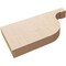 Ekena Millwork 2in. W x 8in. H x 16in. L Del Monte Woodgrain TimberThane Rafter Tail, Primed Tan RFTUR02X08X16DELRCPR - alternate 4